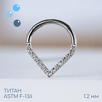 Кольцо-кликер Flat Drop 1.2 мм (16G)